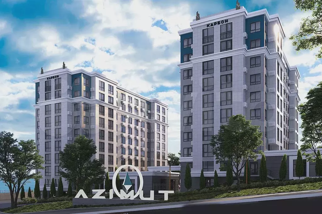 2-к. квартира, 53,1 м, 9/9 эт. - Фото 0