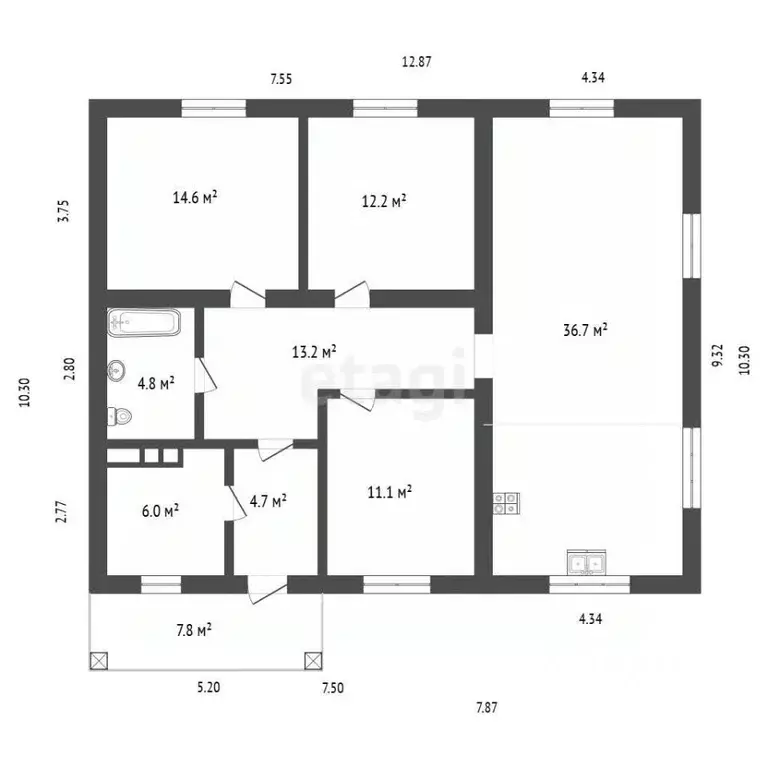 Дом в Московская область, Раменское ул. Мартовская (110 м) - Фото 1
