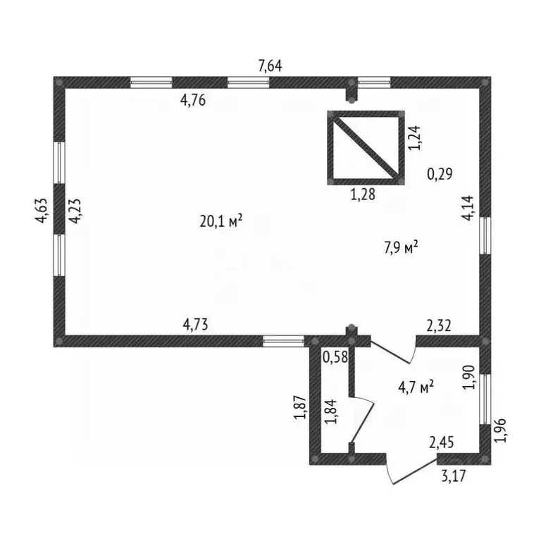 Дом в Башкортостан, Архангельский район, Липовский сельсовет, с. ... - Фото 2