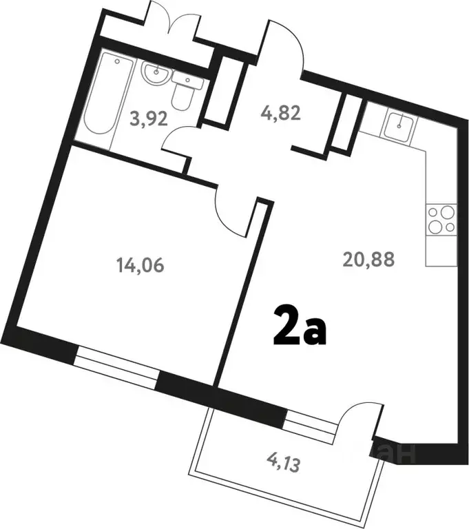 2-к кв. Московская область, Пушкино Мамонтовка мкр, Школьная ул., ... - Фото 1