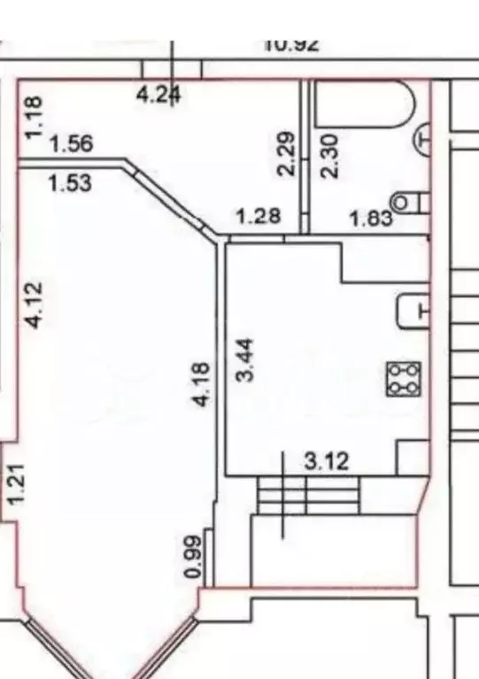 1-к кв. Татарстан, Лаишевский район, Столбищенское с/пос, с. Усады ул. ... - Фото 2