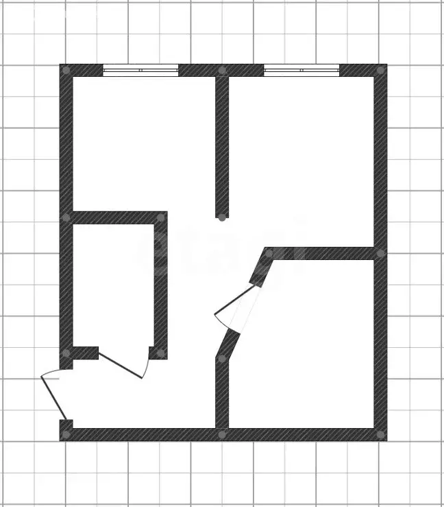 1-комнатная квартира: Ангарск, 93-й квартал, 17 (30.7 м) - Фото 1