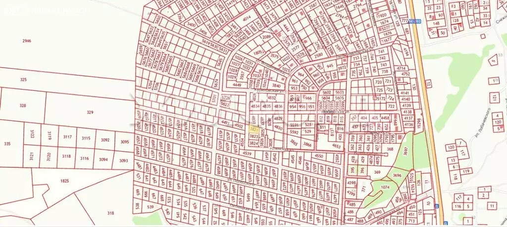 Участок в село Отрадное, Первомайская улица (10 м) - Фото 2