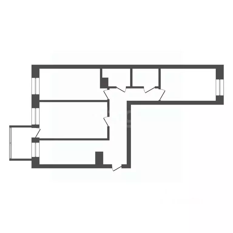 3-к кв. Иркутская область, Иркутск пер. Имени Академика Алексея ... - Фото 2