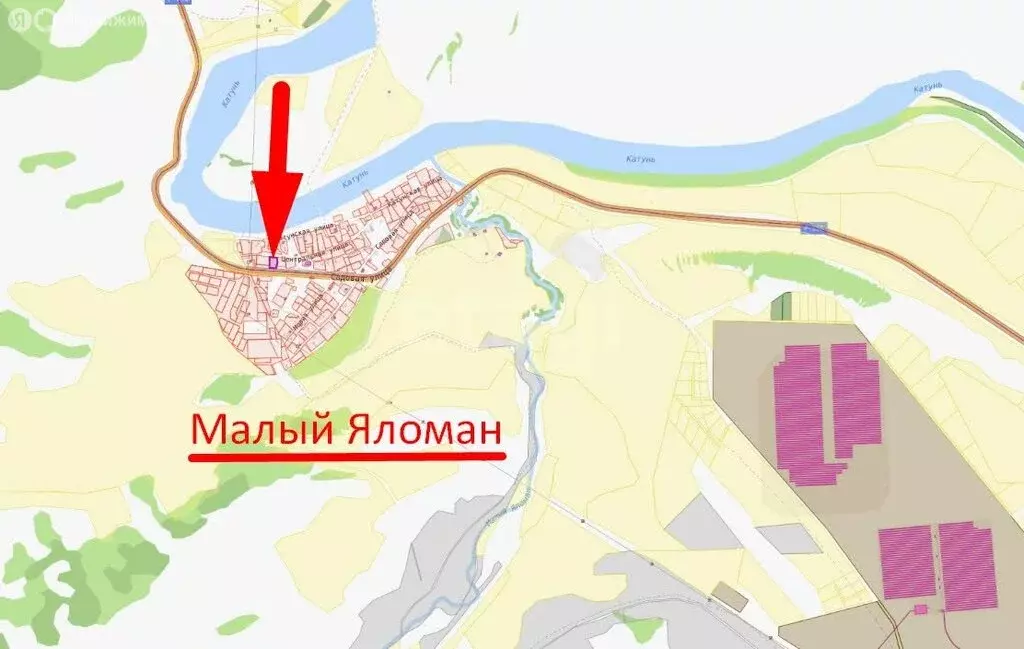 Участок в Онгудайский район, село Малый Яломан, Центральная улица ... - Фото 2