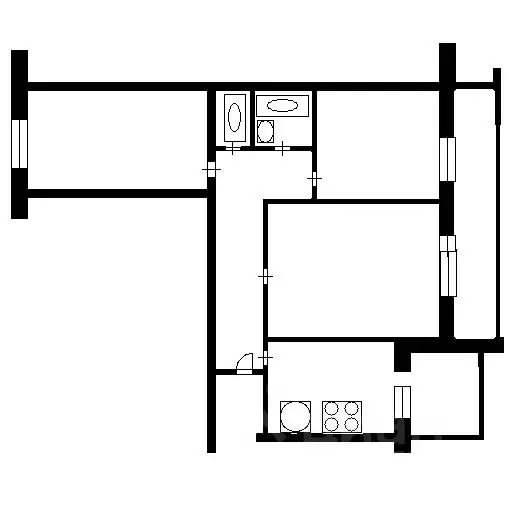 3-к кв. Татарстан, Нижнекамск ул. Гагарина, 34 (60.0 м) - Фото 1