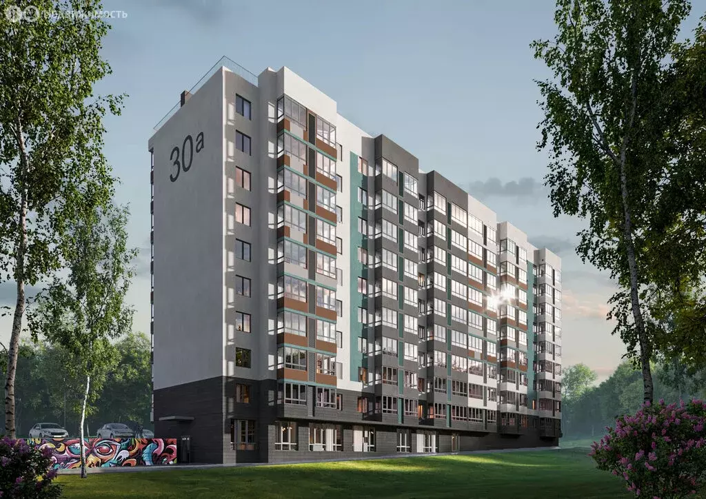 2-комнатная квартира: Пермь, Белозёрская улица, 30А (32.4 м) - Фото 1