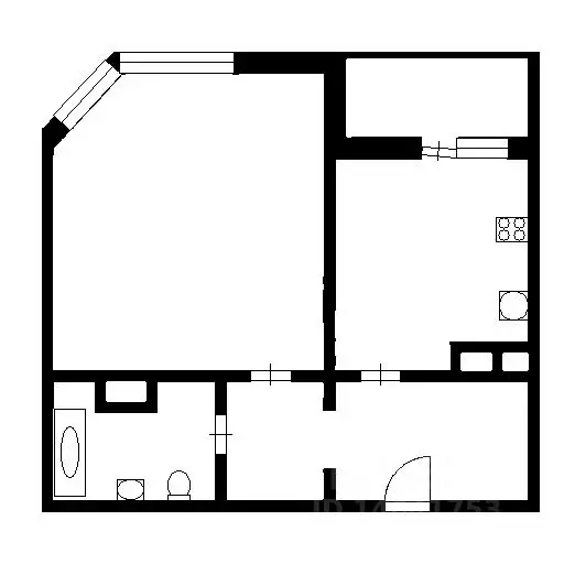 1-к кв. Санкт-Петербург просп. Королева, 73 (40.0 м) - Фото 1