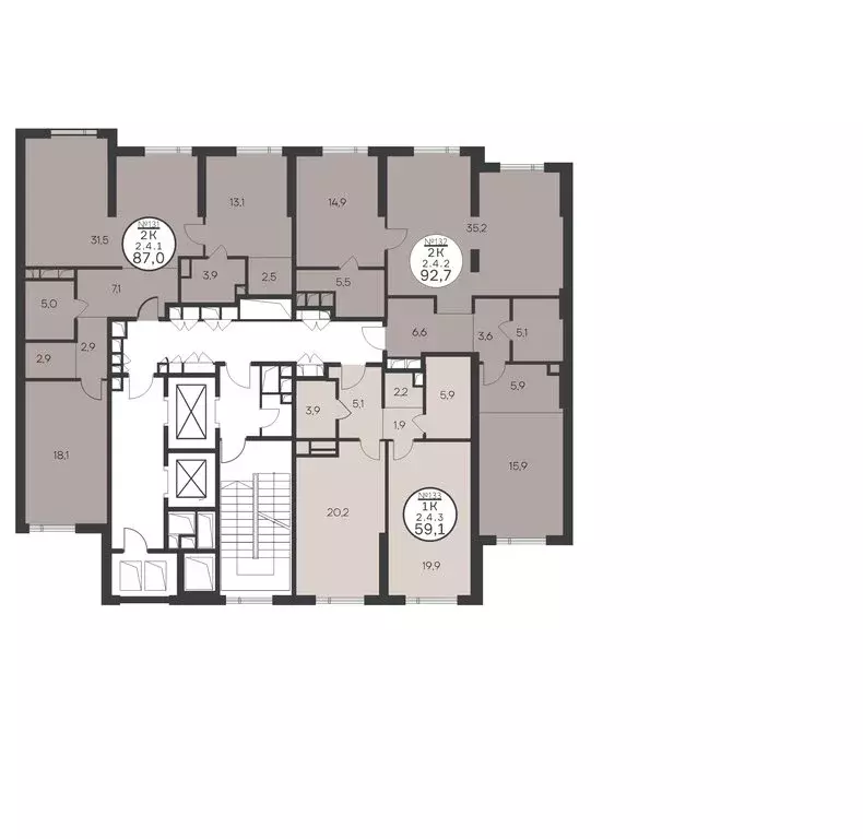 1-комнатная квартира: Москва, Крылатская улица, 33к1 (59.1 м) - Фото 1