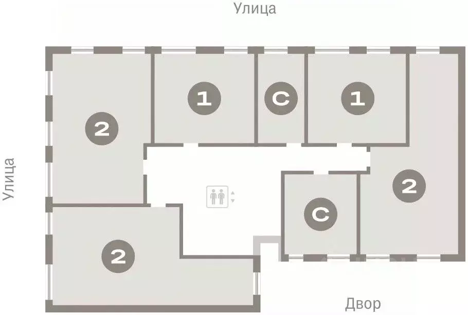 1-к кв. Омская область, Омск  (42.04 м) - Фото 1
