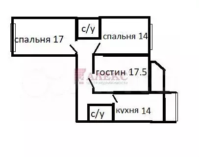3-к. квартира, 87 м, 10/14 эт. - Фото 0