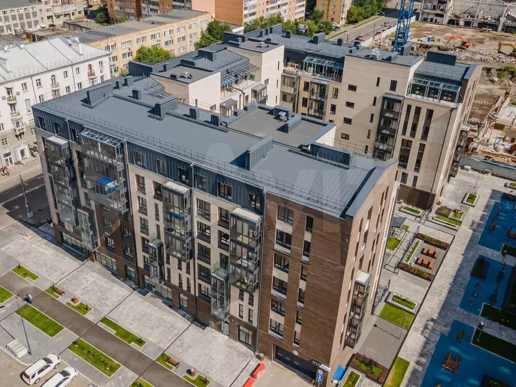 1-к. квартира, 38,1 м, 5/7 эт. - Фото 1