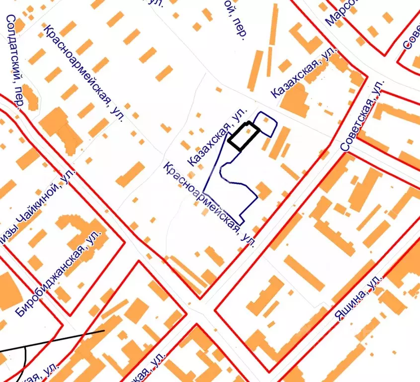 Участок в Хабаровский край, Хабаровск Казахская ул., 4 (11.0 сот.) - Фото 2