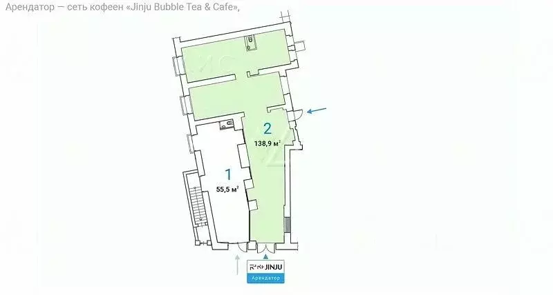 Торговая площадь в Москва ул. Земляной Вал, 23С1 (138 м) - Фото 1