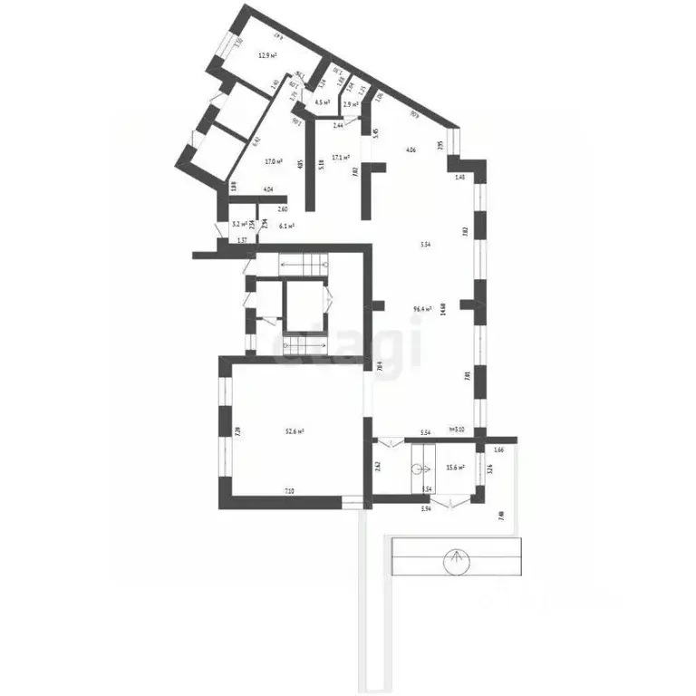 Офис в Кемеровская область, Кемерово Молодежный просп., 3а (228 м) - Фото 1