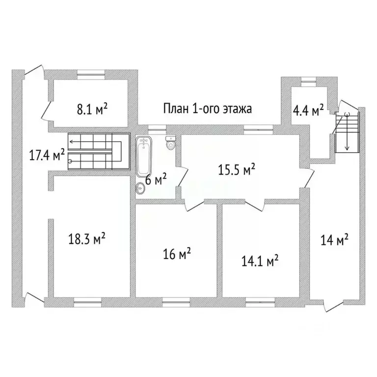 Дом в Нижегородская область, Бор ул. Минина, 14 (280 м) - Фото 1