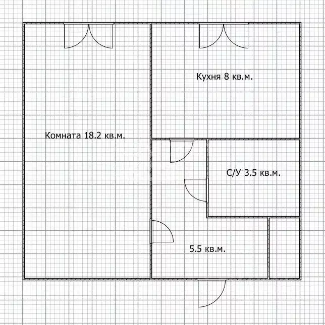 1-к кв. Брянская область, Брянск Болховская ул., 57 (35.9 м) - Фото 1