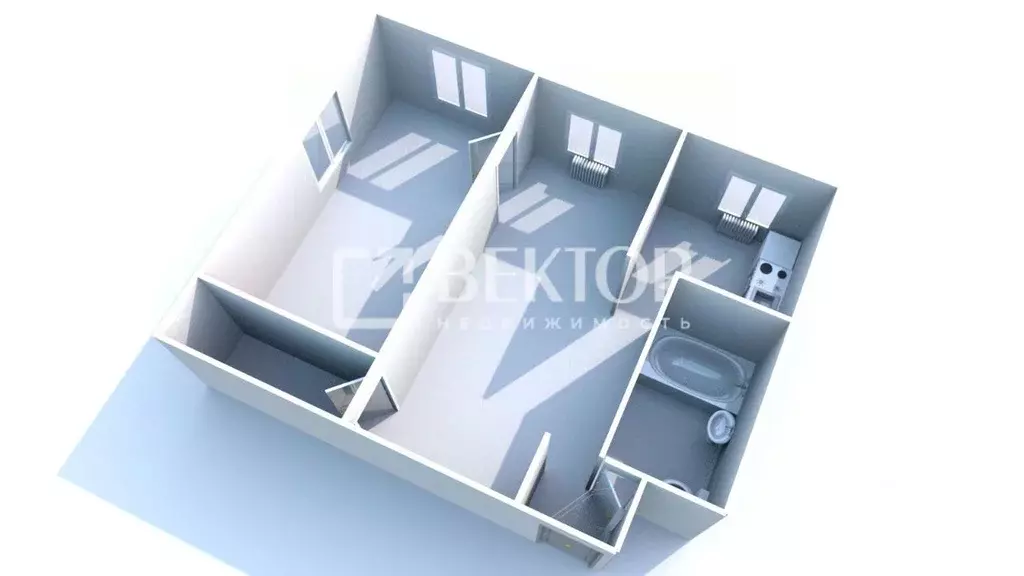 2-к кв. Костромская область, Кострома Кинешемское ш., 22 (42.0 м) - Фото 1