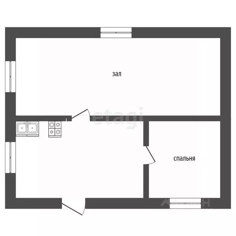 Дом в Челябинская область, Пласт ул. Геологов, 18 (47 м) - Фото 2