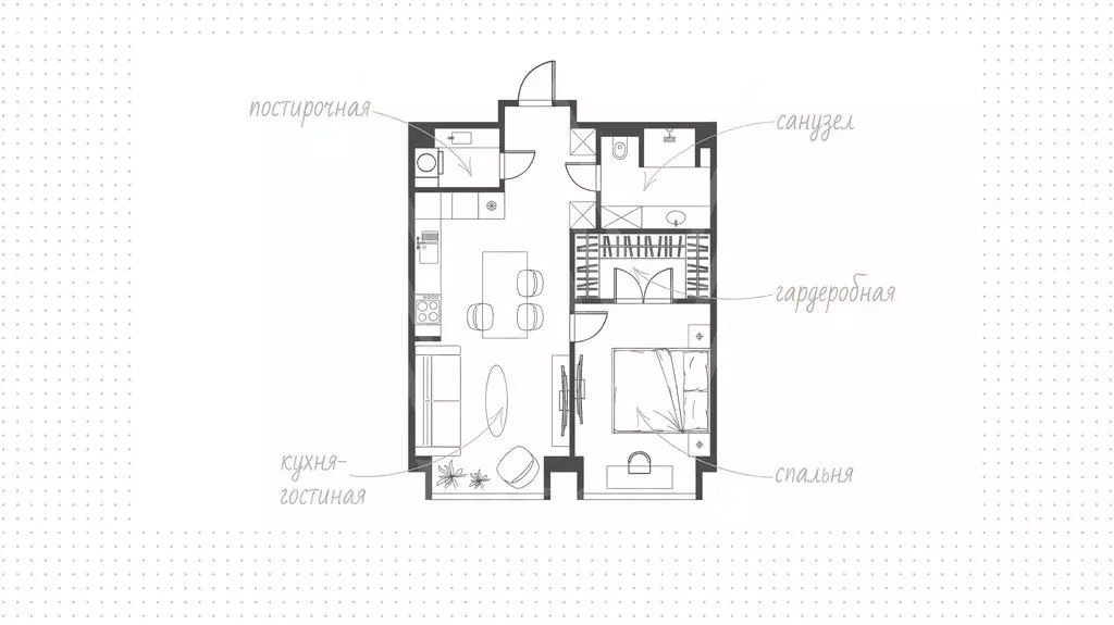 2-комнатная квартира: Москва, 1-й Сетуньский проезд, 8 (57 м) - Фото 1