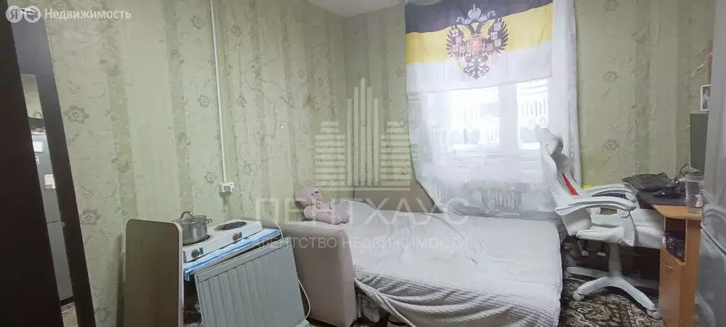 1к в -комнатной квартире (9.3 м) - Фото 1