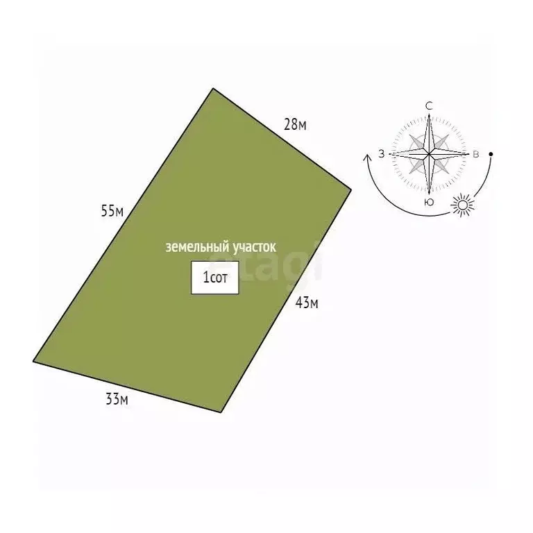 Участок в Ленинградская область, Лужский район, Заклинское с/пос, д. ... - Фото 2