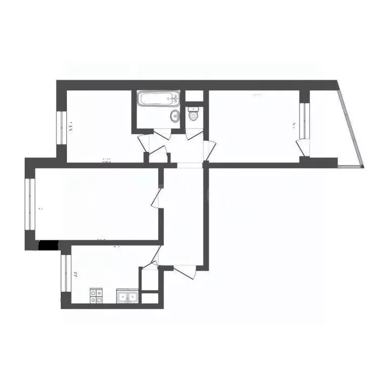 3-к кв. Крым, Симферополь ул. Героев Сталинграда (64.1 м) - Фото 2