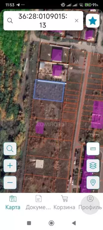 Участок в Воронежская область, Семилуки Южный мкр, ул. Земская (20.0 ... - Фото 1