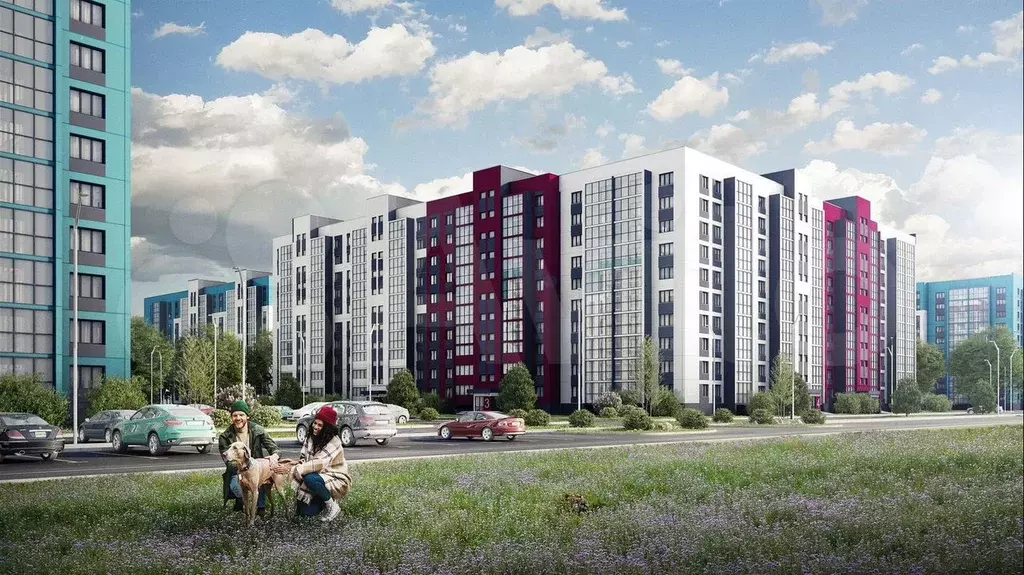 1-к. квартира, 43,7 м, 7/10 эт. - Фото 1