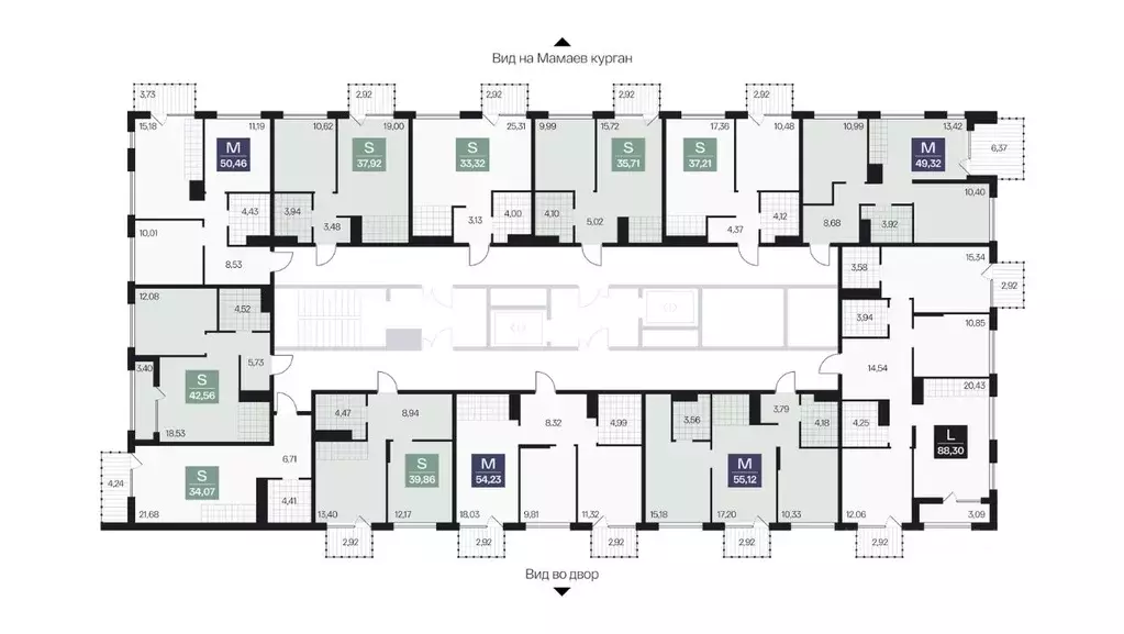 3-к кв. Волгоградская область, Волгоград просп. Имени В.И. Ленина, 59Г ... - Фото 2