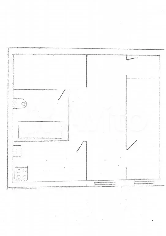 2-к. квартира, 43 м, 2/5 эт. - Фото 0