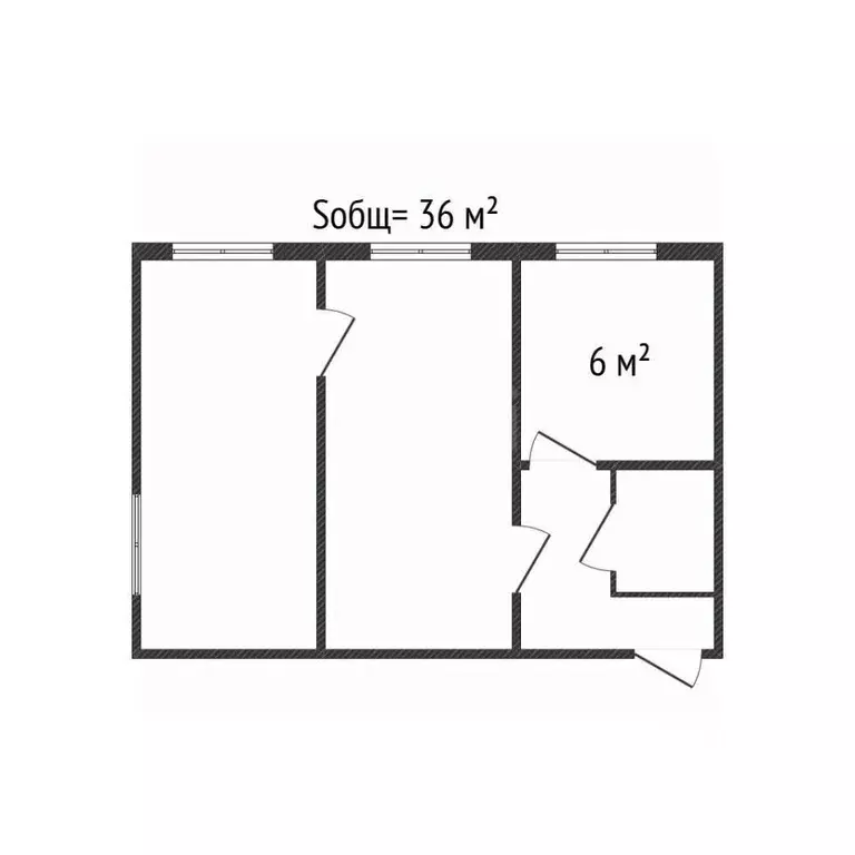 2-к кв. Брянская область, Брянск просп. Станке Димитрова, 35 (36.0 м) - Фото 2