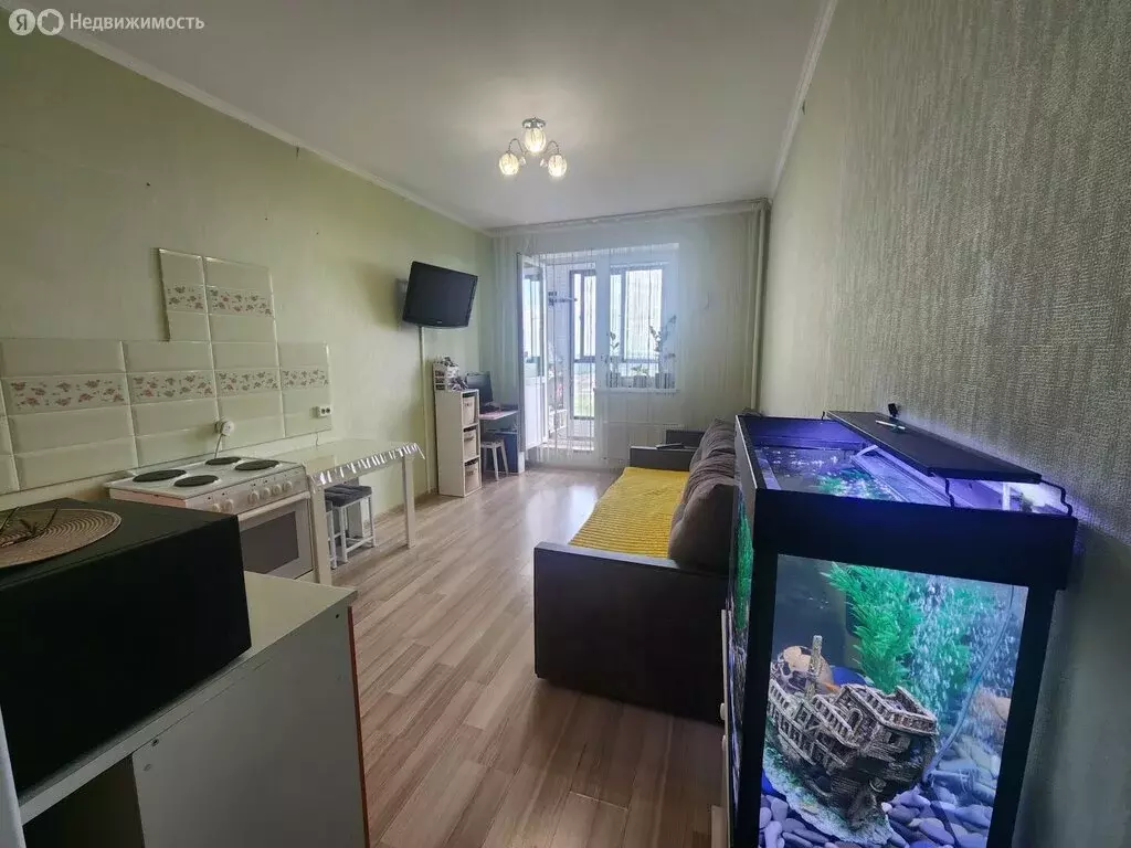 Квартира-студия: посёлок городского типа Дрожжино, Южная улица, 27 ... - Фото 2