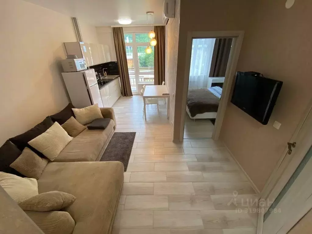 Квартира, 1 комната, 39.9 м - Фото 1