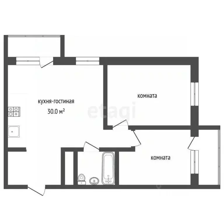 3-к кв. Ханты-Мансийский АО, Сургут Университетская ул., 11 (97.0 м) - Фото 2