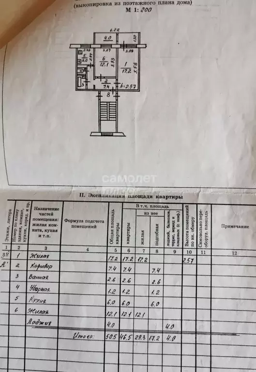 2-к кв. Псковская область, Псков Гдовская ул., 4 (50.5 м) - Фото 1