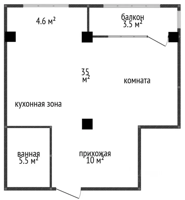 1-к кв. Дагестан, Махачкала ул. Маковая, 1 (59.0 м) - Фото 2