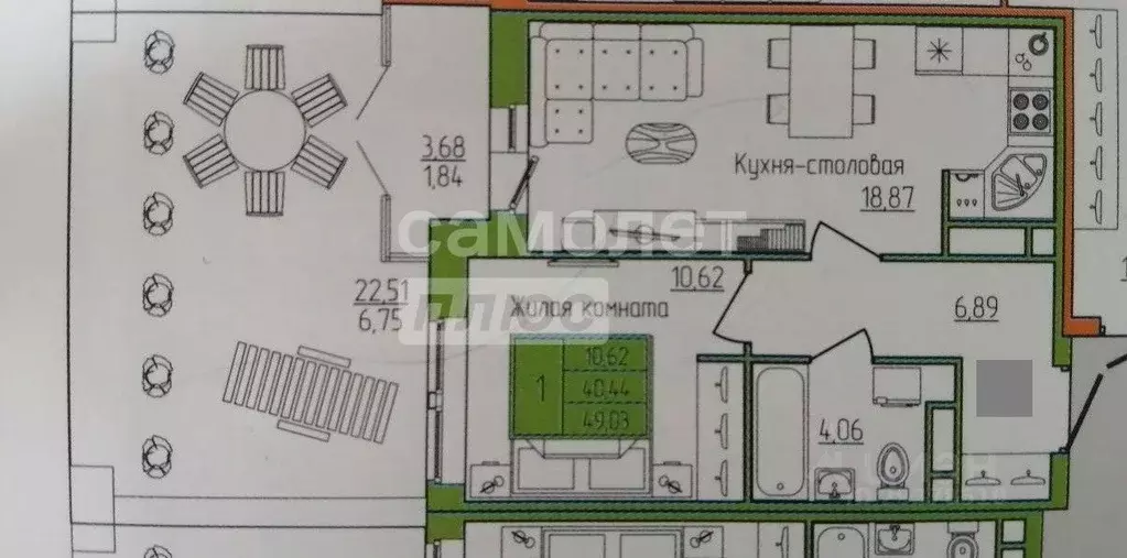 2-к кв. Кировская область, Киров ул. Ломоносова, 10А (49.4 м) - Фото 1