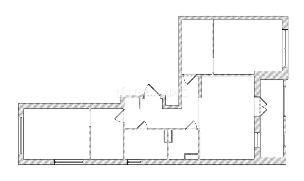 2-комнатная квартира: Москва, Строительный проезд, 9к1 (70.9 м) - Фото 1