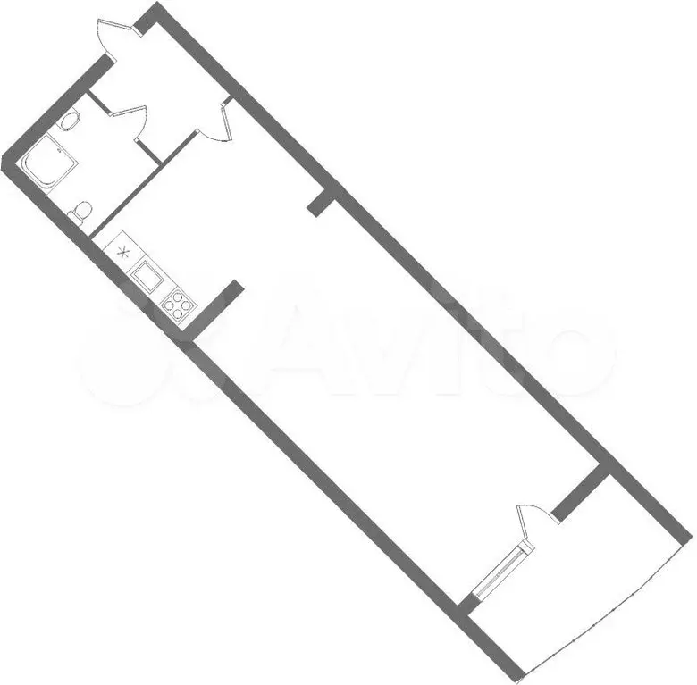 Квартира-студия, 30,7 м, 10/21 эт. - Фото 0