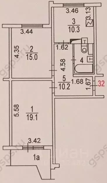 2-к кв. Москва ул. Сталеваров, 14К5 (60.0 м) - Фото 1