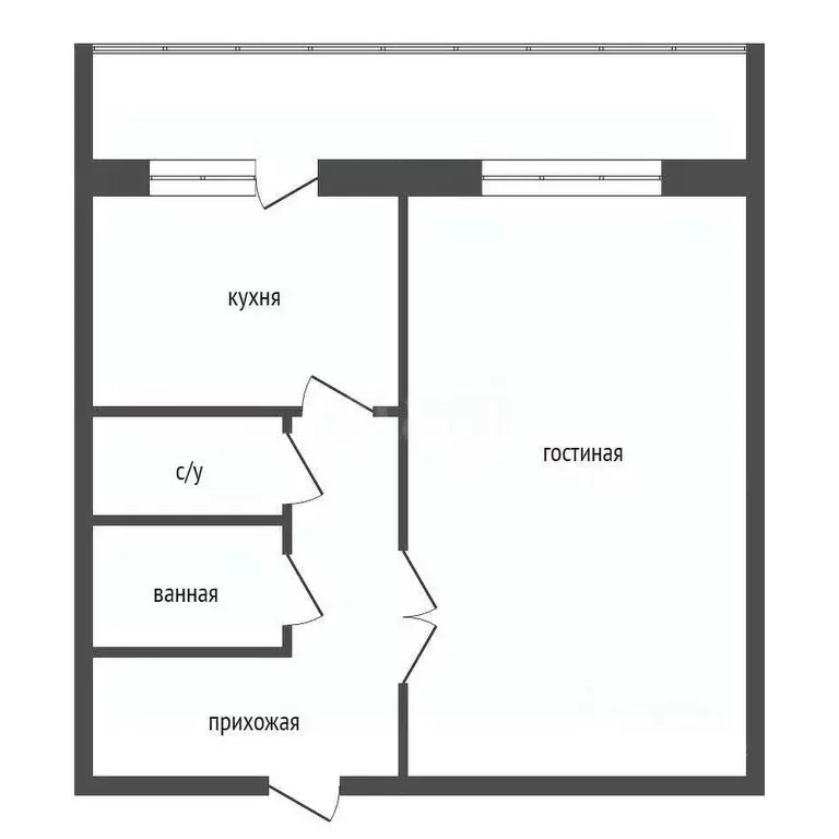 1-к кв. Красноярский край, Красноярск Соколовская ул., 80 (42.8 м) - Фото 2