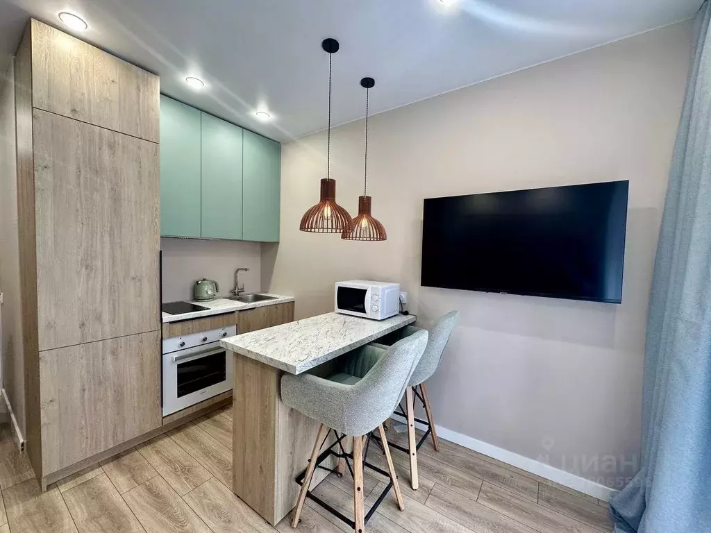 Студия Санкт-Петербург ул. Парфеновская, 7к1 (24.0 м) - Фото 1