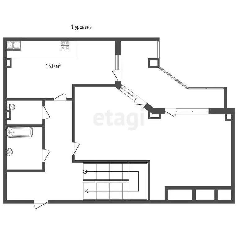 4-комнатная квартира: Севастополь, улица Репина, 1Б/2 (134 м) - Фото 1