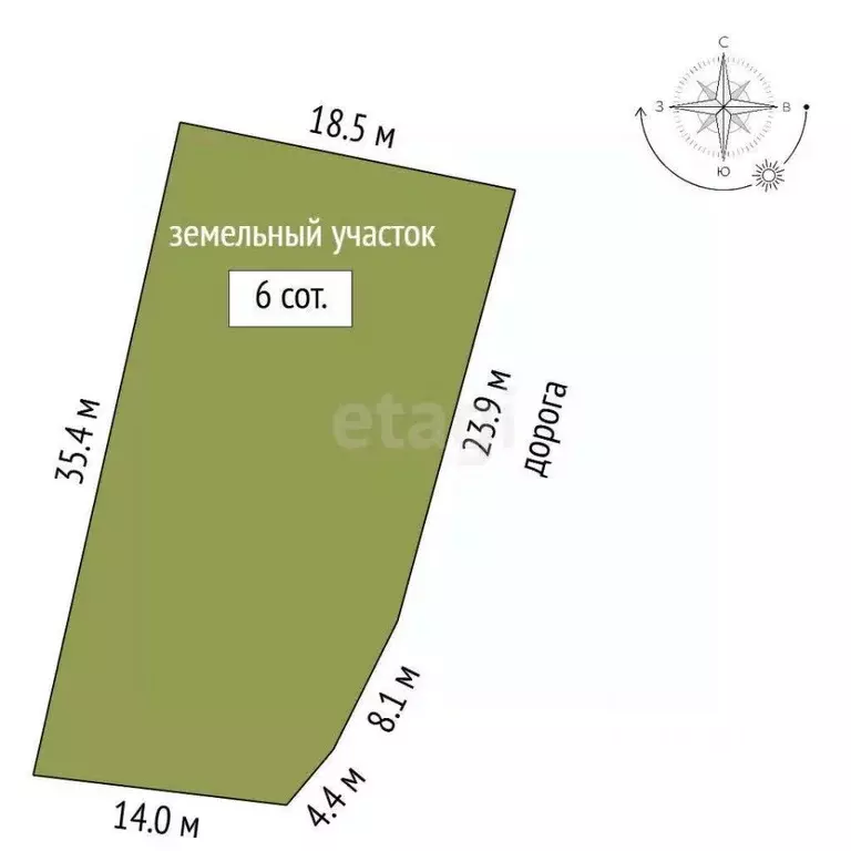 Участок в Саратовская область, Балашовский район, с. Репное ул. Ленина ... - Фото 1