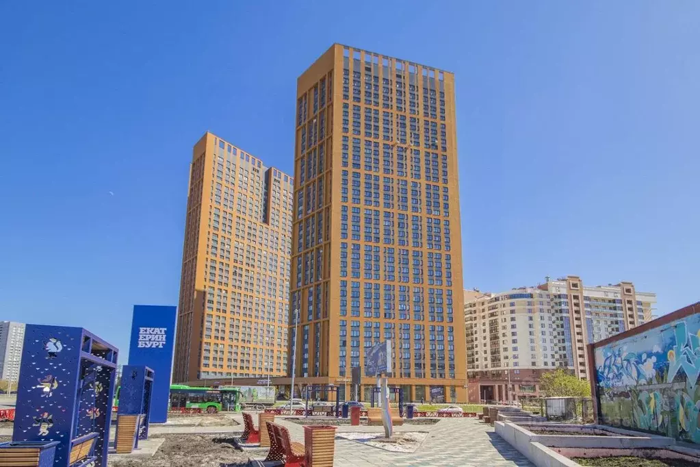 1-к кв. Свердловская область, Екатеринбург ул. Готвальда, 24/5 (40.4 ... - Фото 1