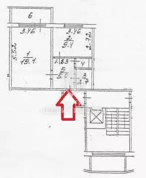 Продаётся 1-к квартира, 37 м - Фото 1