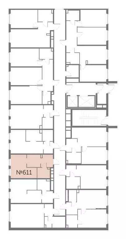 Студия Санкт-Петербург ул. Архивная, 5 (26.48 м) - Фото 1