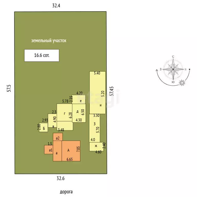 Дом в Новониколаевка, Львовская улица (65 м) - Фото 1