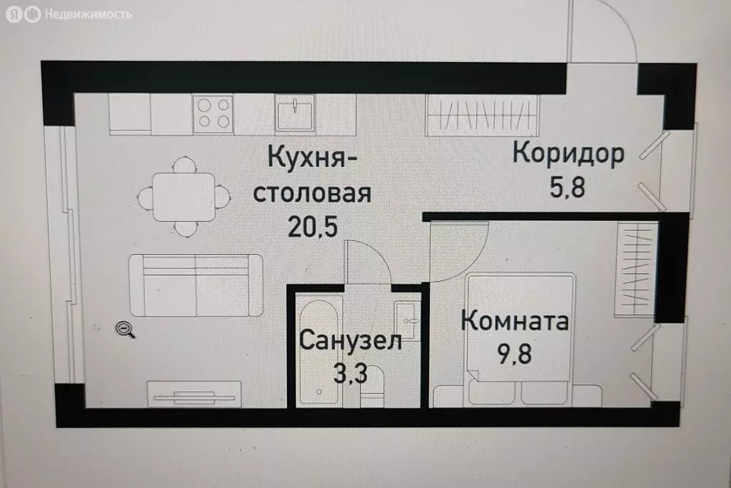 1-комнатная квартира: посёлок Западный, микрорайон Привилегия, ... - Фото 0